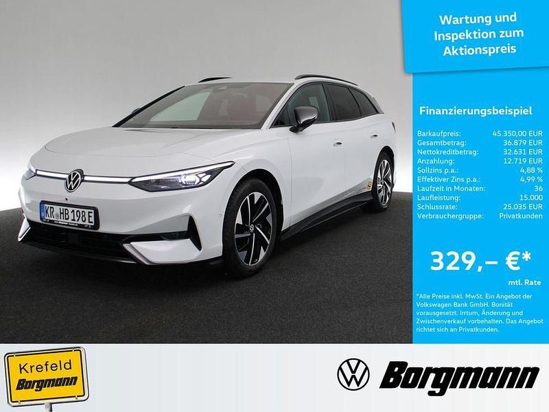 Weiss / gletscherweiss Gebraucht 2024 VW ID.7 Pro Limousine | 45.350 € (Fairer Preis) - Bild 1/4