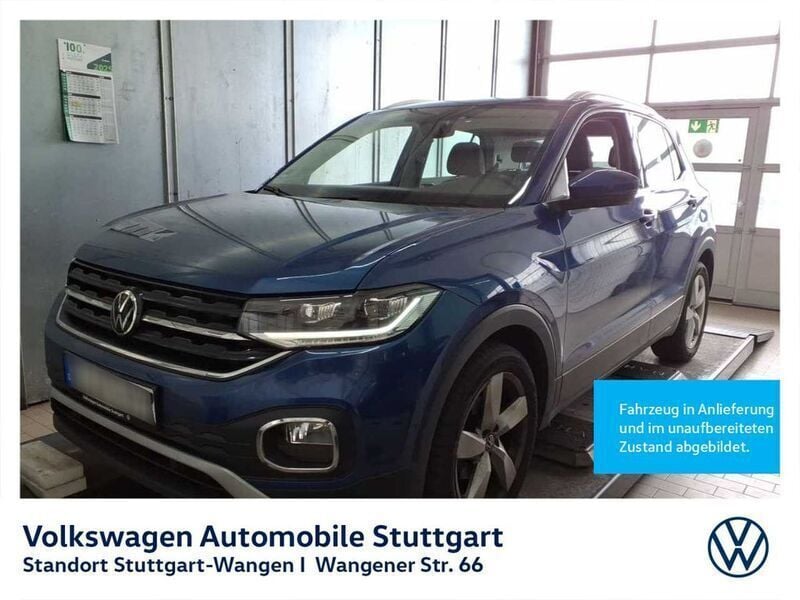 Reef blue metallic Gebraucht 2021 VW T-Cross Style SUV | 21.830 € (Fairer Preis) - Bild 1/4