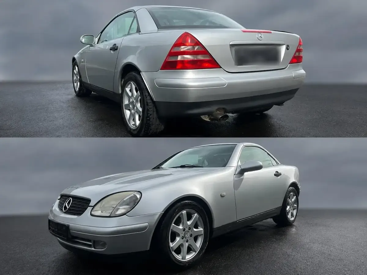 Gebraucht Mercedes SLK200 1998 Silber Cabrio