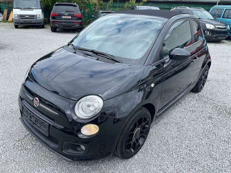 Colore interno (leder schwarz Gebraucht 2014 Fiat 500S Sport Cabrio | 7.450 € (Guter Preis) - Bild 1/4