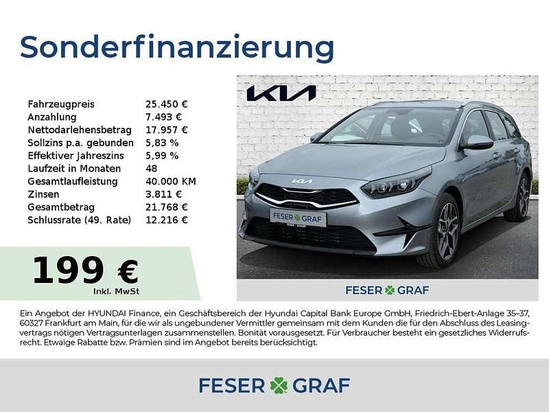 Lunarsilber metallic Neu 2025 Kia Ceed Sportswagon Style Kombi | 25.450 € (Guter Preis) - Bild 1/4