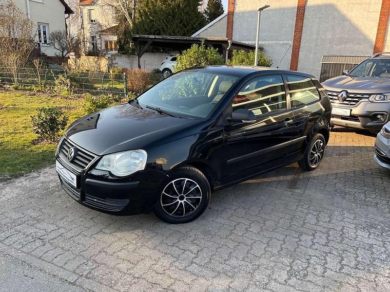 Gebraucht VW Polo Trendline 69 PS (50 kW) 2007 Schwarz Kleinwagen