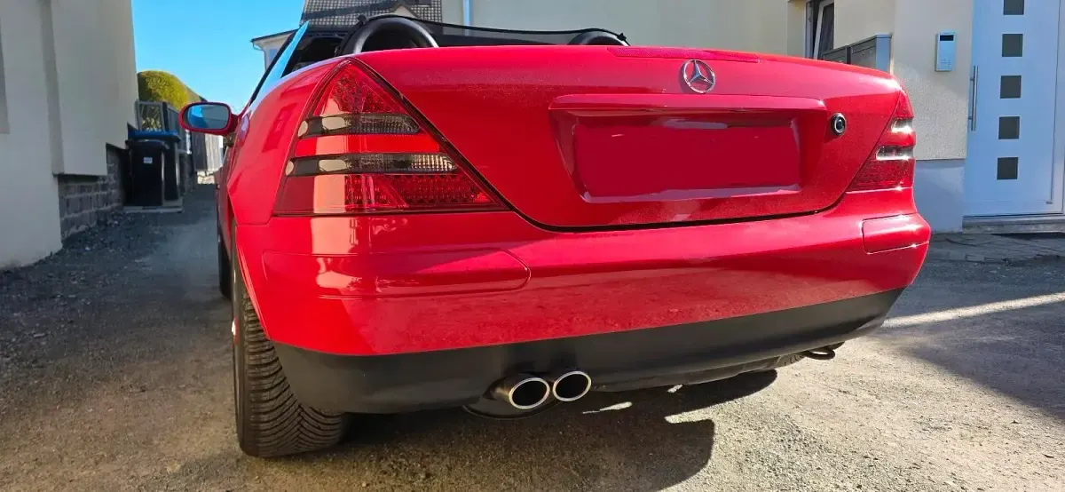 Gebraucht Mercedes SLK230 193 PS (141 kW) 1999 Rot Cabrio