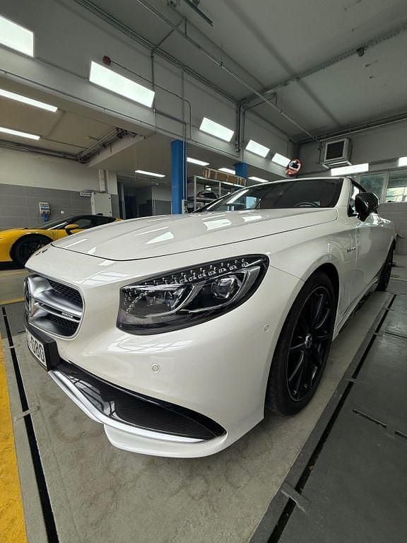 Weiß Gebraucht 2017 Mercedes S63 AMG AMG Cabrio | 95.500 € (Superpreis) - Bild 1/4