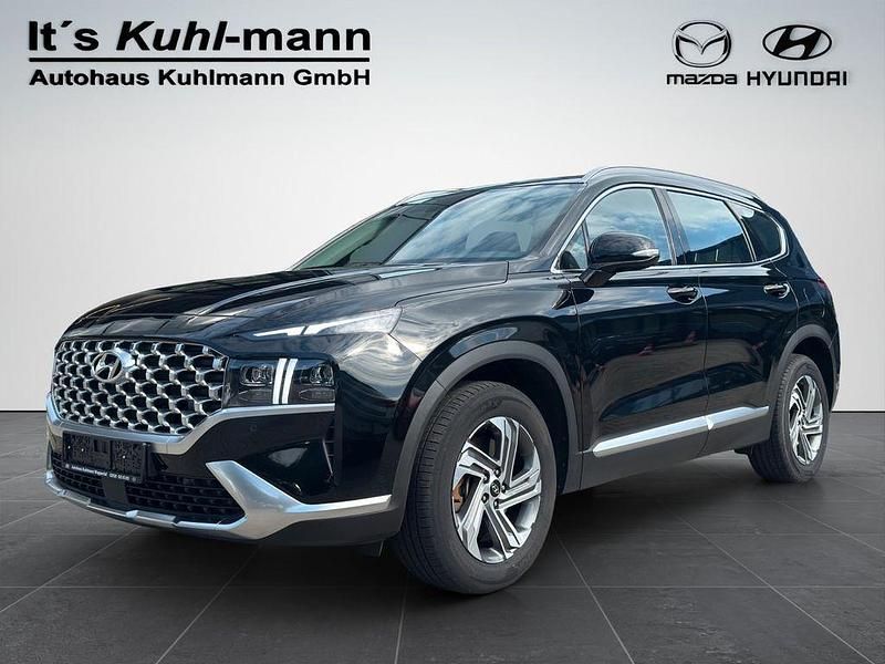 Schwarz Gebraucht 2023 Hyundai Santa Fe Trend SUV | 39.390 € (Fairer Preis) - Bild 1/4