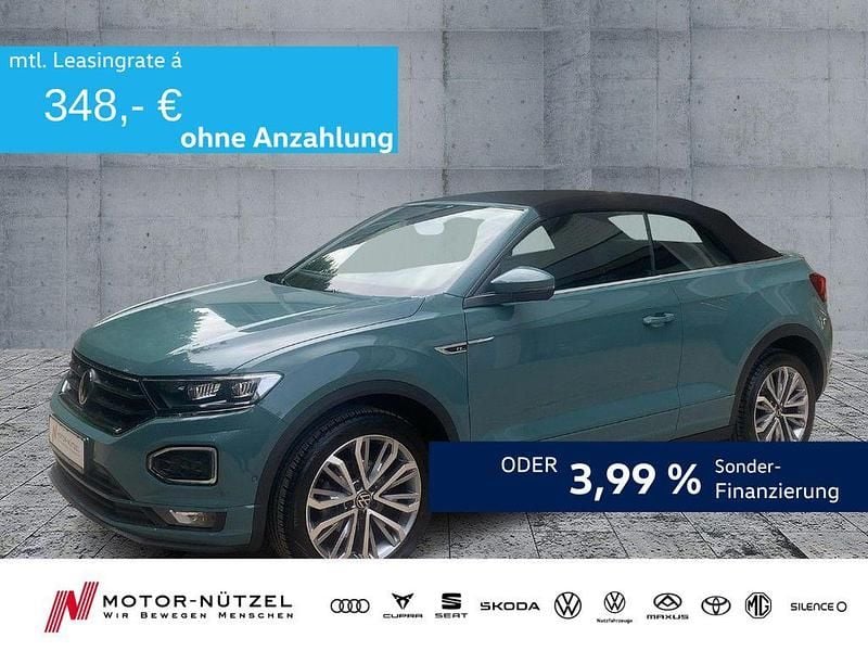Cactus green Gebraucht 2021 VW T-Roc Cabriolet R-line Cabrio | 24.960 € (Fairer Preis) - Bild 1/4