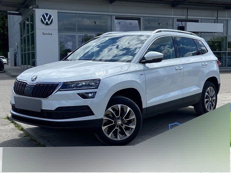 Weiss Gebraucht 2021 Skoda Karoq Clever SUV | 27.249 € (Fairer Preis) - Bild 1/4