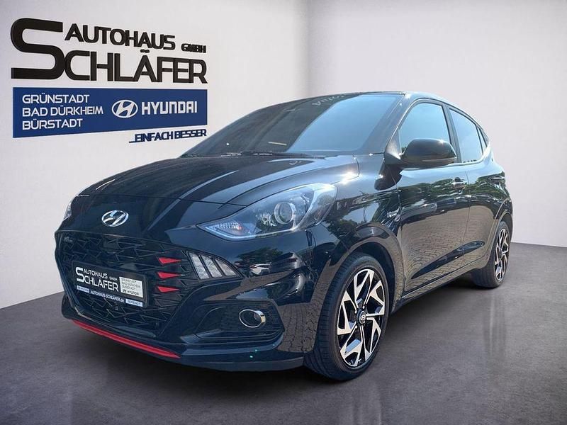Phantom black / met Gebraucht 2022 Hyundai i10 N Line Kleinwagen | 16.980 € (Fairer Preis) - Bild 1/4