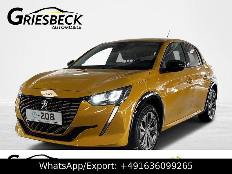 Gelb Gebraucht 2024 Peugeot e-208 Allure+ Kleinwagen | 28.950 € (Teuer) - Bild 1/4