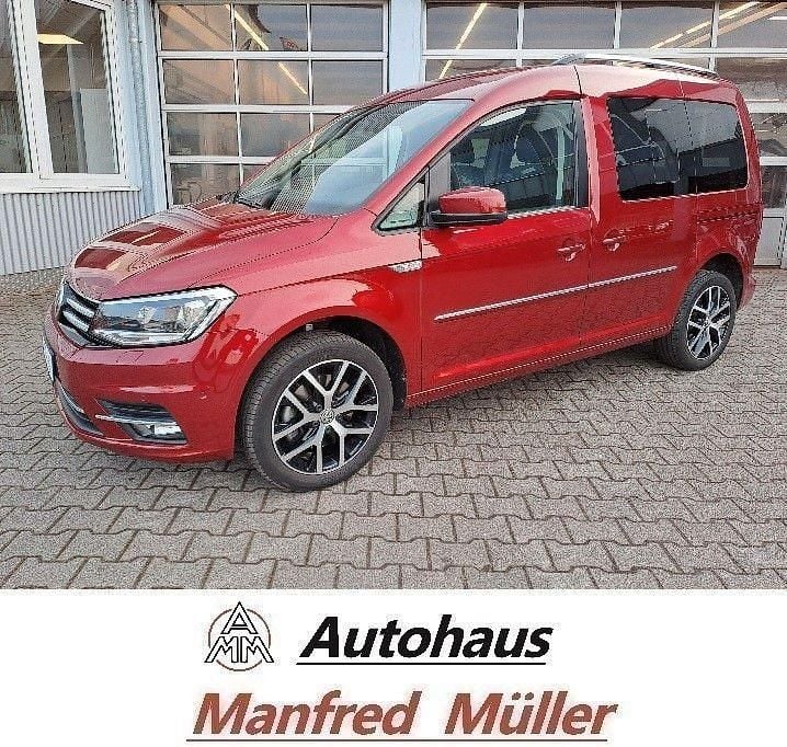 Gebraucht VW Caddy Highline 131 PS (96 kW) 2019 Rot Van / Kleinbus