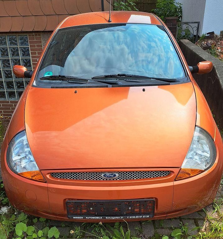 Orange Gebraucht 2004 Ford Ka Plus Colourline Kleinwagen | 650 € - Bild 1/4
