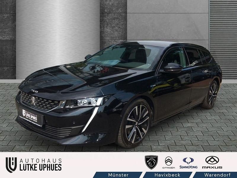 Lackierung schwarz perla nera/typ aussen (metallic) Gebraucht 2021 Peugeot 508 GT Kombi | 23.590 € (Fairer Preis) - Bild 1/4