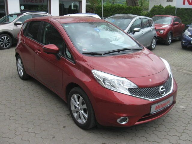 Gebraucht Nissan Note S 98 PS (72 kW) 2014 Rot metallic Van / Kleinbus
