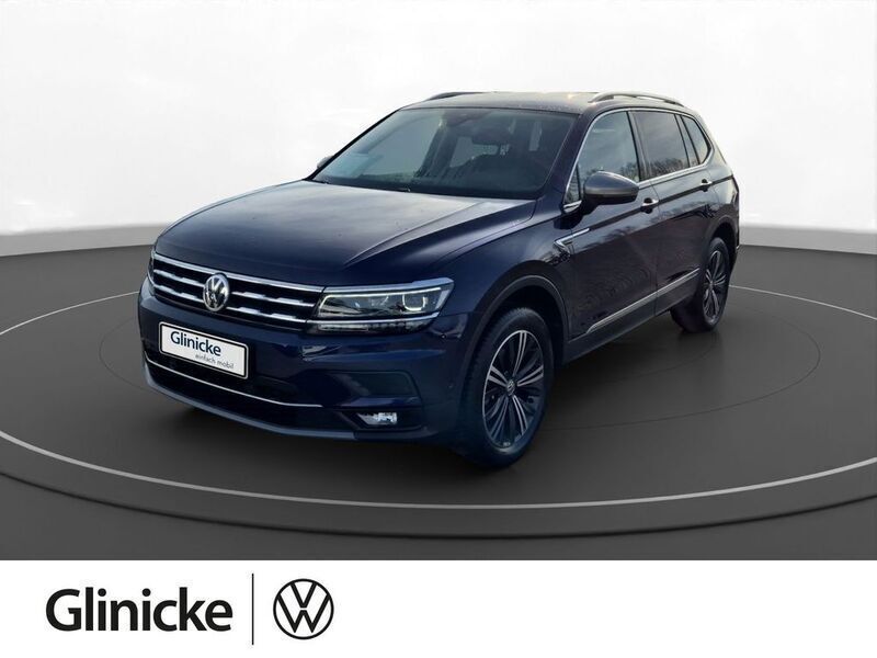 Atlantik blue metallic Gebraucht 2021 VW Tiguan Allspace Highline SUV | 28.280 € (Guter Preis) - Bild 1/4