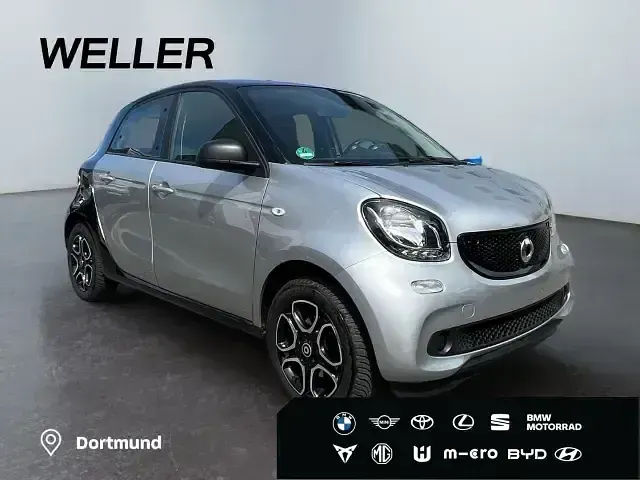 Occasion Smart ForFour Passion 71 ch (52 kW) 2018 Gris Citadine