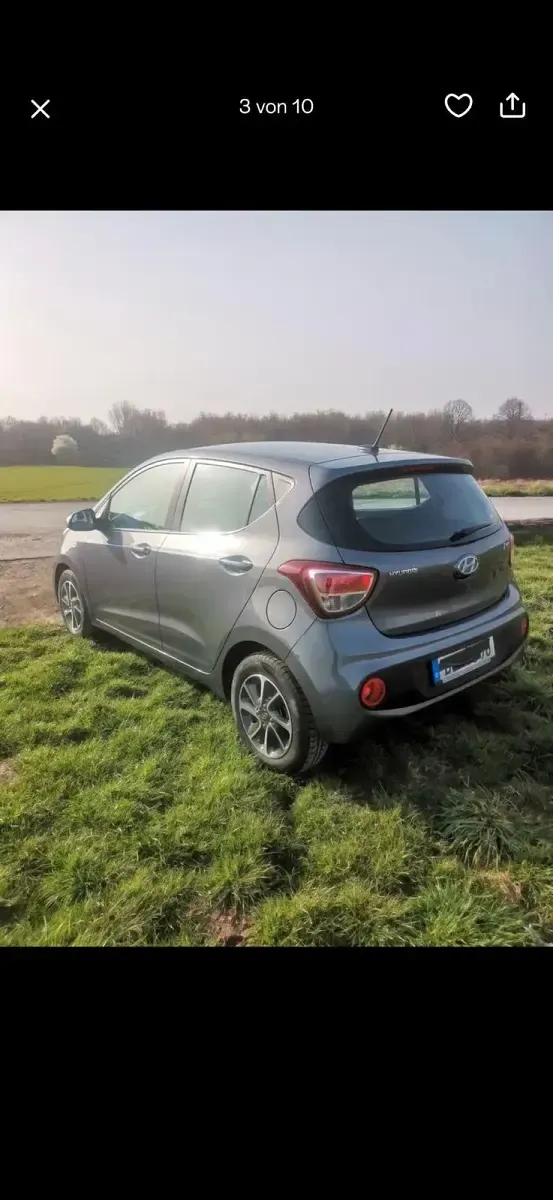 Gebraucht Hyundai i10 87 PS (63 kW) 2018 Grau Kleinwagen