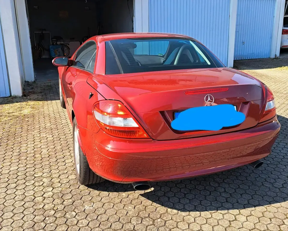 Gebraucht Mercedes SLK200 2005 Rot Cabrio