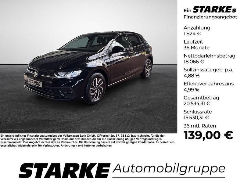 Schwarz Gebraucht 2025 VW Polo Life Limousine | 19.890 € (Fairer Preis) - Bild 1/4