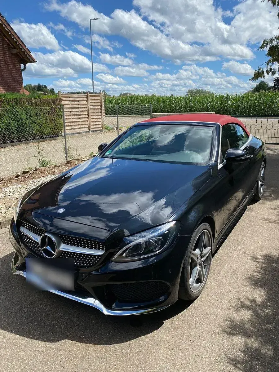 Gebraucht Mercedes C200 AMG line 184 PS (135 kW) 2016 Schwarz Cabrio
