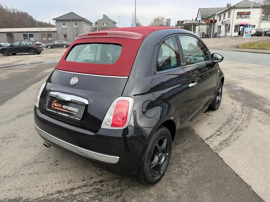 Gebraucht Fiat 500 Pop 69 PS (50 kW) 2011 Schwarz Cabrio