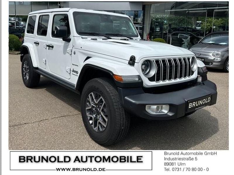 Weiß Neu 2025 Jeep Wrangler Unlimited Sahara SUV | 64.900 € (Fairer Preis) - Bild 1/4