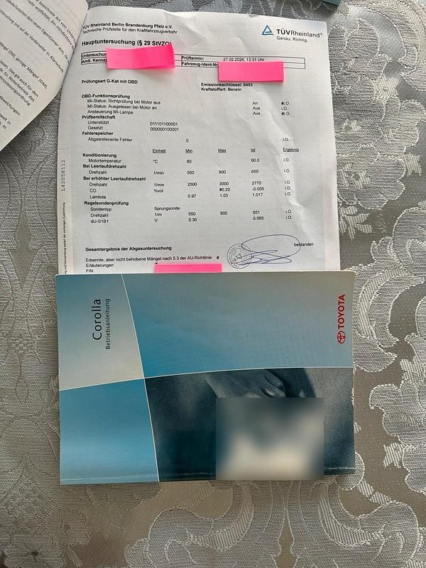 Gebraucht Toyota Corolla 97 PS (71 kW) 2002 Silber Limousine