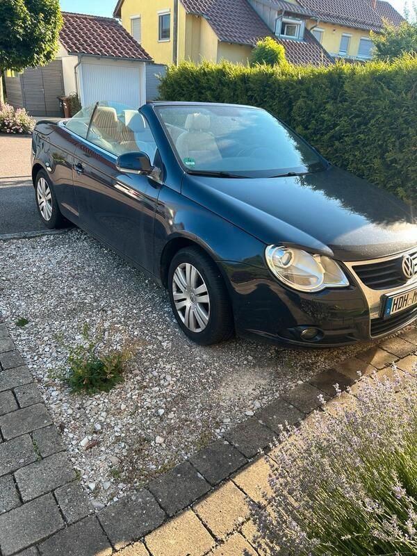 Blau Gebraucht 2006 VW Eos Cabrio | 2.500 € (Superpreis) - Bild 1/4