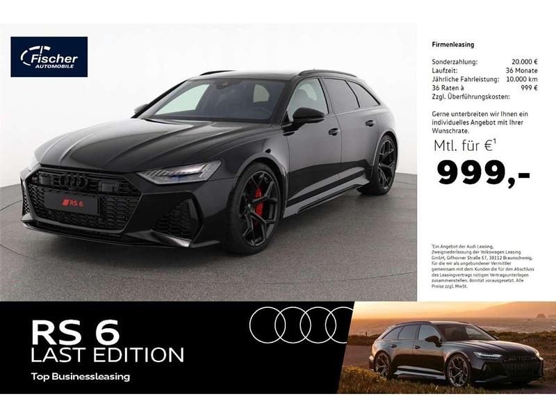 Mythosschwarz metallic Neu 2025 Audi RS6 Performance Kombi | 153.980 € (Fairer Preis) - Bild 1/4