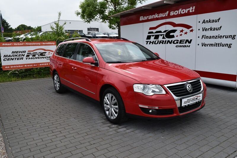 Rot Gebraucht 2009 VW Passat Comfortline Kombi | 1.490 € (Superpreis) - Bild 1/4