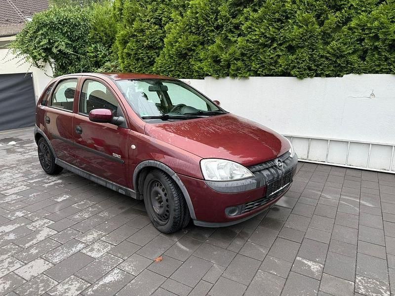 Rot Gebraucht 2002 Opel Corsa Limousine | 999 € (Superpreis) - Bild 1/4