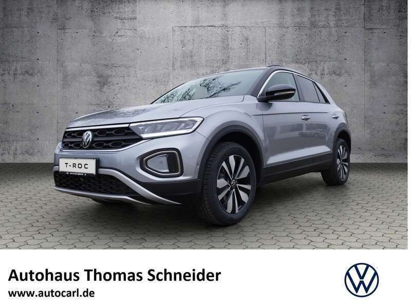 Pyritsilber metallic / schwar Neu 2025 VW T-Roc Goal SUV | 31.780 € (Fairer Preis) - Bild 1/4