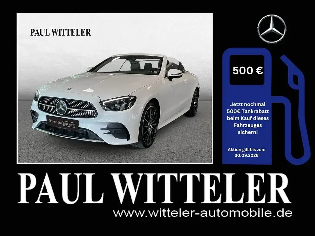 Gebraucht Mercedes E200 AMG line 197 PS (144 kW) 2021 Cabrio