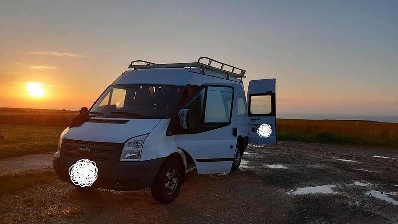 Gebraucht Ford Transit 101 PS (74 kW) 2012 Weiß Van / Kleinbus