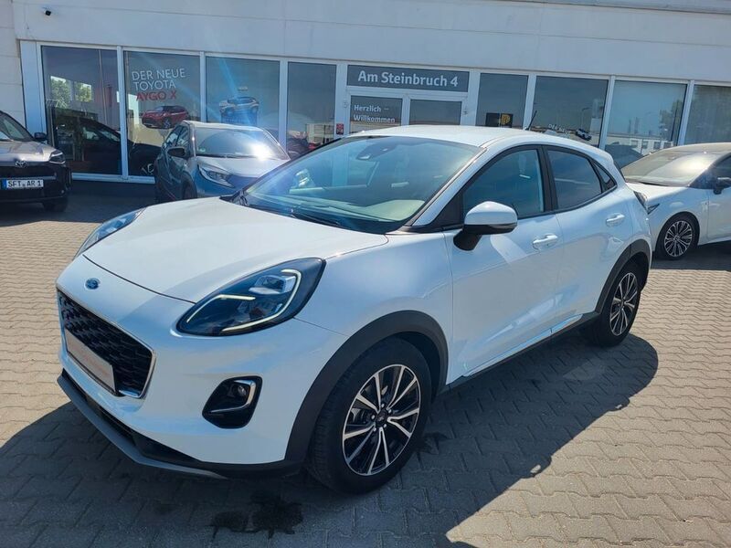 Weiß Gebraucht 2020 Ford Puma Titanium Limousine | 16.490 € (Guter Preis) - Bild 1/4