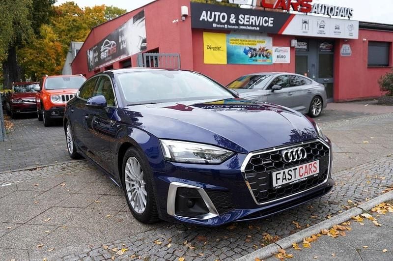 Navarrablau Gebraucht 2024 Audi A5 Sportback S-Line Limousine | 37.990 € (Guter Preis) - Bild 1/4