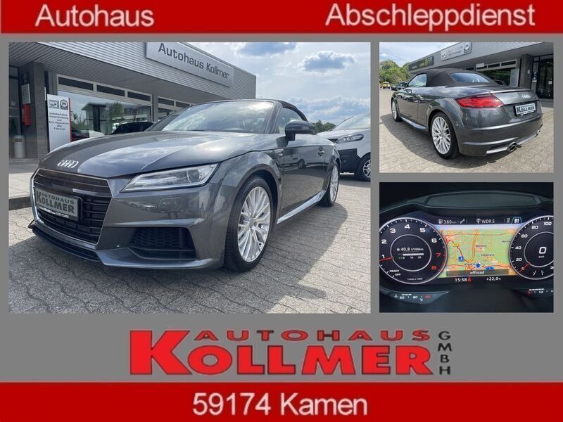 Daytonagrau perleffekt Gebraucht 2015 Audi TT S-Line Cabrio | 21.990 € (Fairer Preis) - Bild 1/4