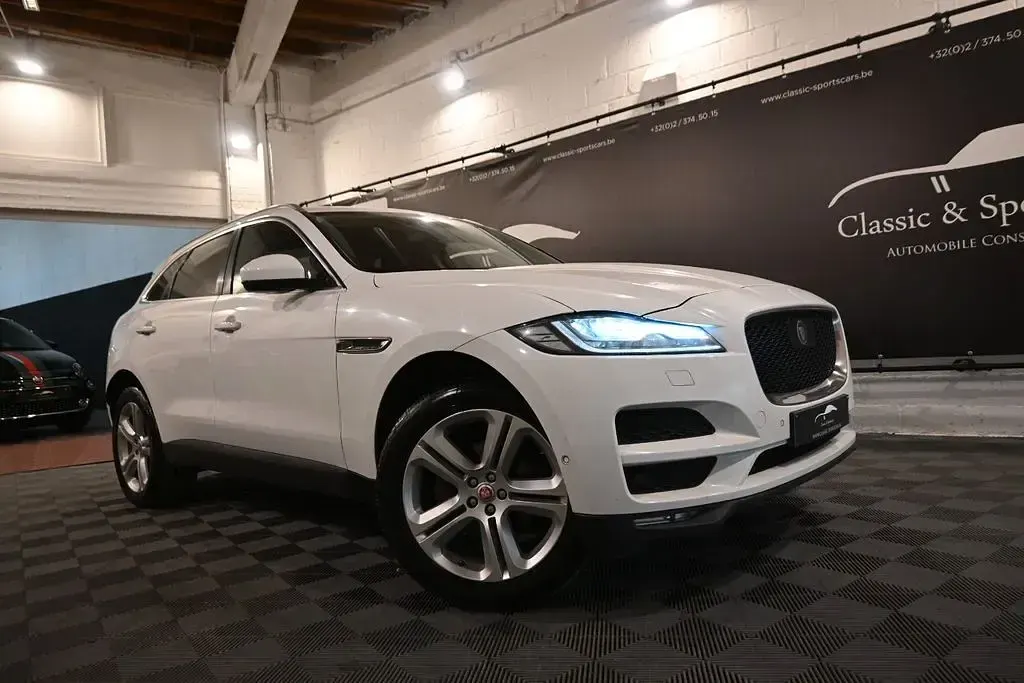 Gebraucht Jaguar F-Pace R-Sport 179 PS (131 kW) 2017 Weiß SUV