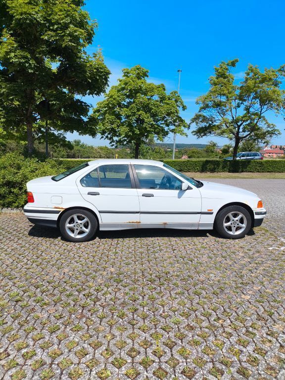 Weiß Gebraucht 1998 BMW 318 Limousine | 1.851 € (Guter Preis) - Bild 1/4
