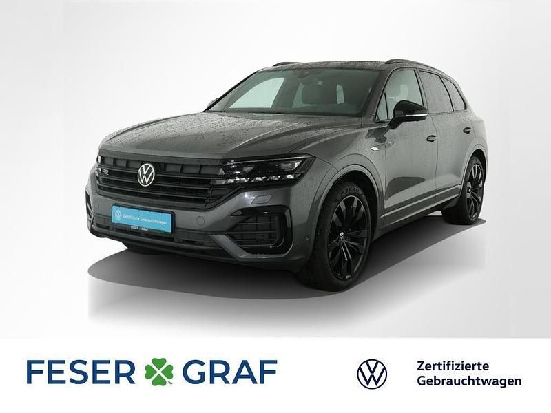 Siliziumgrau metallic Gebraucht 2022 VW Touareg R-line SUV | 46.811 € (Etwas zu teuer) - Bild 1/1