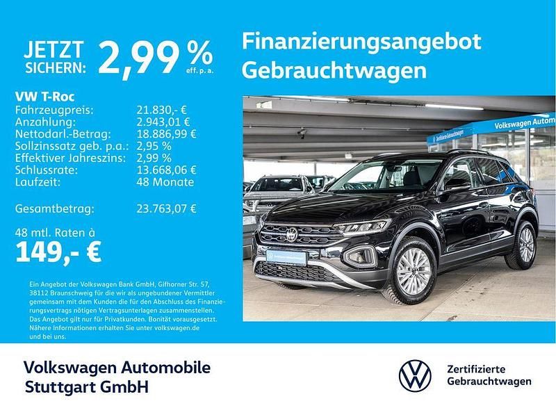 Deep black perleffekt Gebraucht 2025 VW T-Roc Life SUV | 21.830 € (Guter Preis) - Bild 1/4