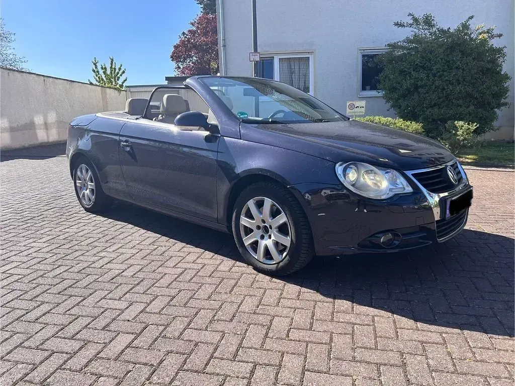 Brugt VW Eos 140 HK (102 kW) 2007 Blå Cabriolet
