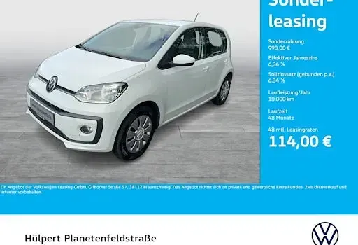 Gebraucht VW up! 65 PS (47 kW) 2022 Weiß Kleinwagen