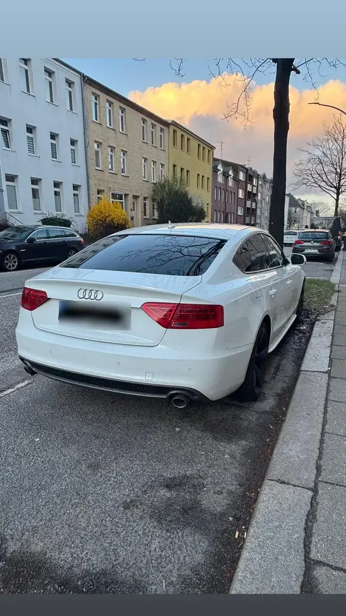 Gebraucht Audi A5 Sportback Design 204 PS (150 kW) 2014 Weiß Kleinwagen
