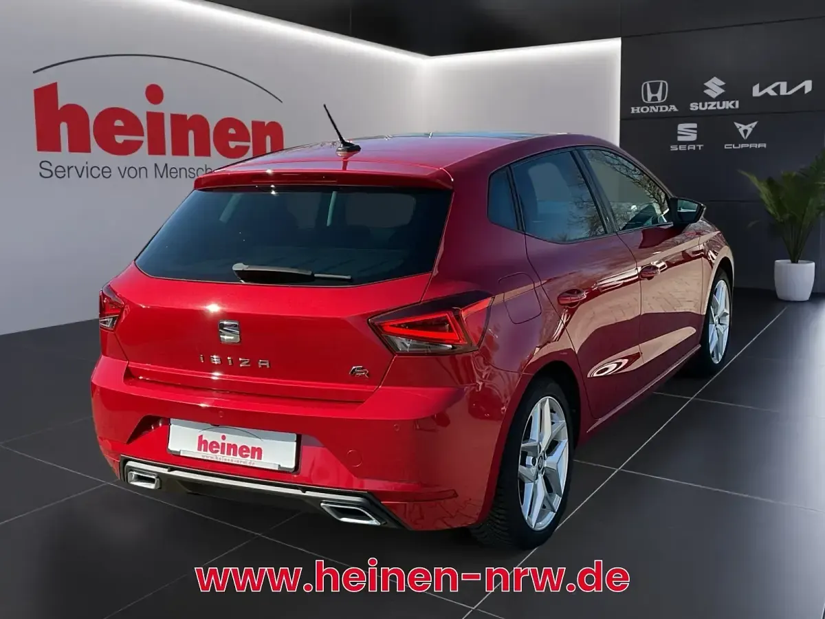 Usata Seat Ibiza Beats 116 CV (85 kW) 2018 Rosso Utilitaria