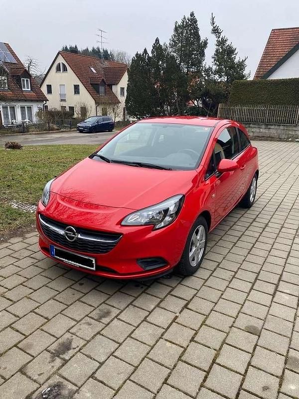 Rot Gebraucht 2016 Opel Corsa Edition Limousine | 6.500 € (Fairer Preis) - Bild 1/4