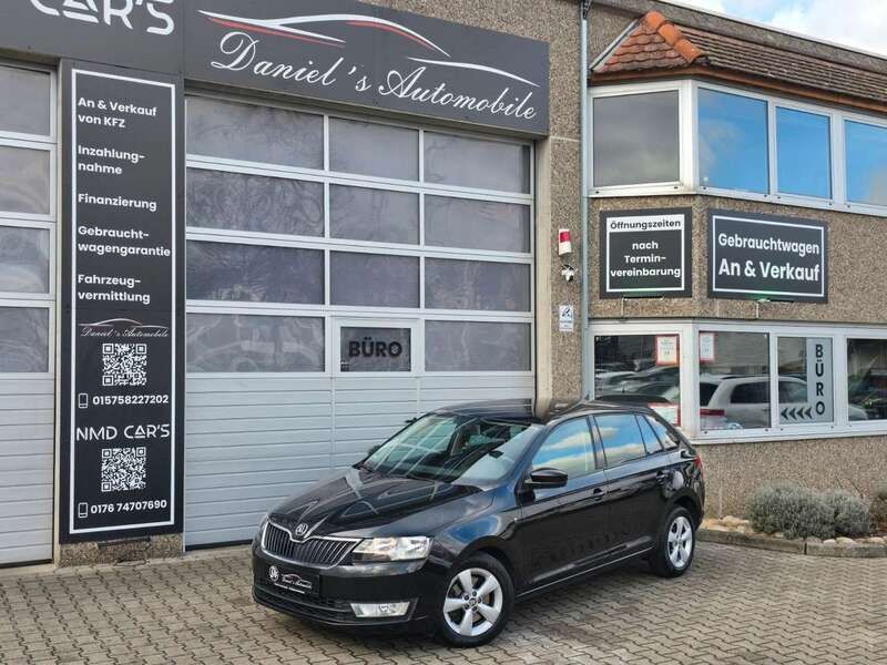 Schwarz Gebraucht 2014 Skoda Rapid Drive Kombi | 9.487 € (Fairer Preis) - Bild 1/3