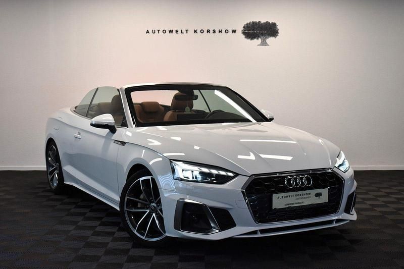 Weiß Gebraucht 2022 Audi A5 Cabriolet S-Line Cabrio | 37.000 € (Fairer Preis) - Bild 1/3
