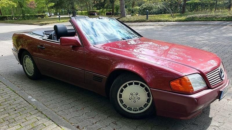 Usata Mercedes SL300 190 CV (139 kW) 1990 Rosso Cabrio