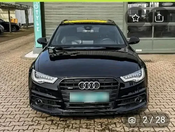 Używany Audi A6 S-Line 313 KM (230 kW) 2014 Czarny Kombi