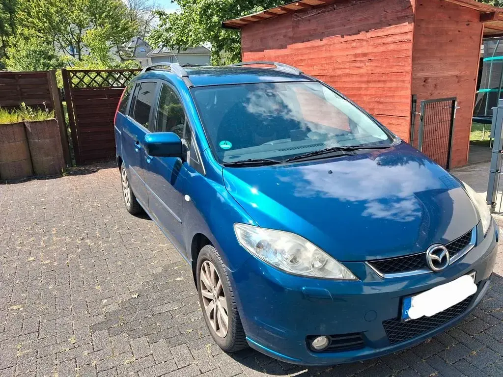 Gebraucht Mazda 5 Exclusive 146 PS (107 kW) 2007 Blau Van / Kleinbus